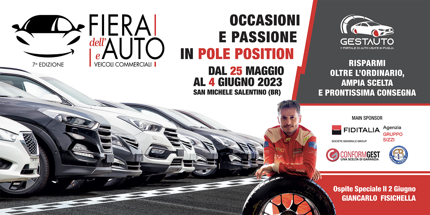 Banner Fiera dell'Auto 2023